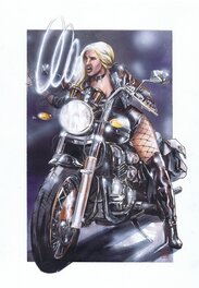 Daniel Azconegui - Black Canary - Illustration originale