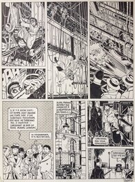 Savard, Dick Hérisson, Tome 3, L'Opéra Maudit, planche n°23, 1987.