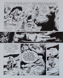 Derib - Planche originale yakari - Comic Strip