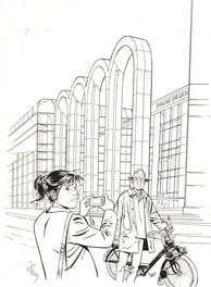 Jerome K Jerome Bloche, illustration pour une affiche de festival à Puteaux en 2012