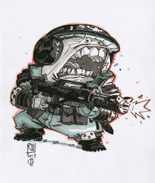 Roberto Ricci - Rage - Original Illustration