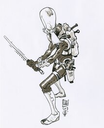 Roberto Ricci - Spaceduck - Original Illustration