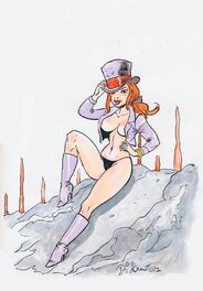 Bruno Di Sano - Sexysun 3 dedication - Original Illustration