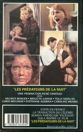 Le Verso du Roman de Fred Castle " Les Prédateurs de La Nuit  " , Éo MEDIA1000 de 1989 .