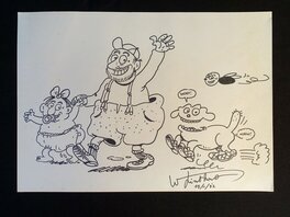 Willy Linthout - Urbanus originele tekening - Comic Strip