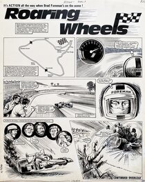 Mike White - Roaring Wheels_ACTION - Comic Strip