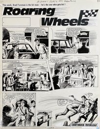 Mike White - Roaring Wheels_ACTION - Comic Strip