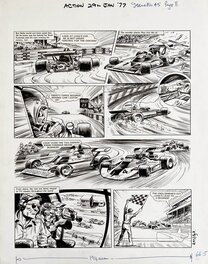 Mike White - Roaring Wheels_ACTION - Comic Strip