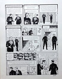 Antoine Aubin - Blake et Mortimer - Planche originale