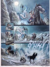 Emmanuel Civiello - Dynastie des Dragons - tome 2 - Planche originale