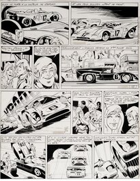 Comic Strip - Alain Chevallier ENFER POUR UN CHAMPION • Ferrari