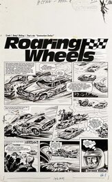 Mike White - Roaring Wheels_ACTION - Comic Strip