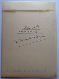 Le Verso de La Couverture Originale avec indication au Dos .... Le Verso de La Couverture Originale avec indication au Dos ....