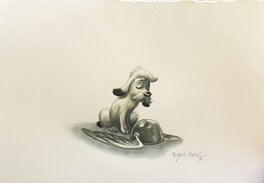 Benjamin Lacombe - Hommage Uderzo - Illustration originale