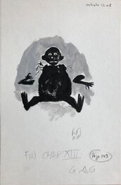 Pascal Rabaté - Gaffe au gourou - Illustration originale