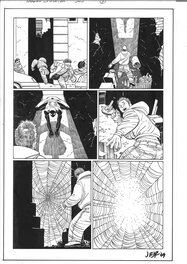 John Romita Jr. - Amazing spider-man - Spidey and spider web - Planche originale