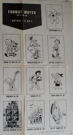 Publicité Dupuis pour les posters des héros du beau Journal de Spirou; Publicité Dupuis pour les posters des héros du beau Journal de Spirou;