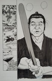 Mamoru Uchiyama - Onimaro Zanjin Ken manga - Planche originale