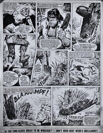 Francisco Solano Lopez - L'oeil de Zoltec  (Kelly's eye) pl 23 - Planche originale