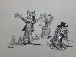 Eddy Ryssack - Western 1/4 - Original Illustration