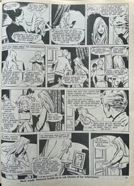 Parution de la planche page 29 de l'hebdomadaire anglais Princess Tina du 27 mars 1971