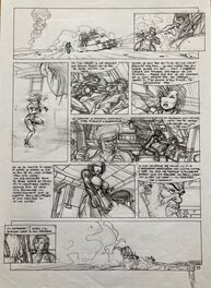 Gess - Crayonné et encre de chine de la planche 33 Tome 1 Carmen Mc Callum - Comic Strip