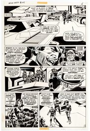 Captain America - Planche originale