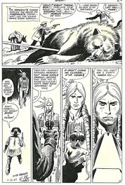 Joe Kubert - Showcase # 86 p. 21 . Firehair . - Comic Strip