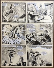 Reg Bunn - The Spider, Lion Febuary 1967 - Planche originale