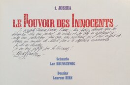Signature du scénariste Signature du scénariste