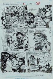 Geof Isherwood - Conan The Savage - Planche originale