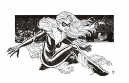 Nick Bradshaw - Blackcat - Illustration originale