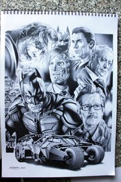 Philippe Kirsch - THE DARK KNIGHT - Illustration originale