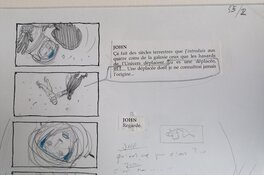 Immortel, détail du story board Immortel, détail du story board