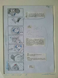 Enki Bilal - " Immortel ", Story Board - Œuvre originale