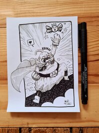 oTTami - Dessin original de l'Inktober 2020 : Majin Boo ! - Original Illustration