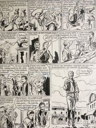 Robert Gigi - Robert GIGI : planche de la serie Histoire de Western - Planche originale