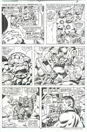 John Buscema - Fantastic Four - Reed johnny thing Iron Man Sue - Comic Strip