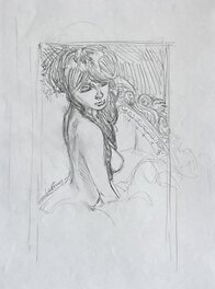 Mathieu Lauffray - Lady Vivian Hastings - Original Illustration