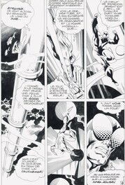 Planche originale - Mitton, Mikros#12 (3e partie), Descente aux enfers, planche n°2, Titans#46, 1982.