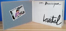 Octobre 1995 dans l'atelier de Jacques de Loustal qui illustre mon "Abécédaire"