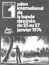 Affiche du 1er festival d'Angoulême.