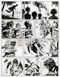 Hugo Pratt - Corto Maltese: Le secret de Tristan Bantam planche 14. - Planche originale