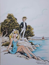 Dany - Olivier Rameau en Makarska, Croatie - Œuvre originale