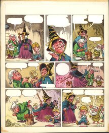 Piet Wijn - Puk en Poppedijn - Planche originale