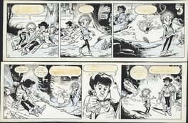 Piet Wijn - The Sword in the Stone - strip 11 + 12 - Planche originale
