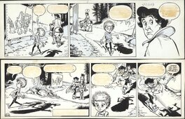 Piet Wijn - The Sword in the Stone - strip 19 + 20 - Planche originale