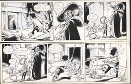 Piet Wijn - The Sword in the Stone - strip 25 + 26 - Planche originale