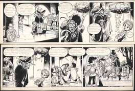 Piet Wijn - The Sword in the Stone - strip 30 + 31 - Planche originale
