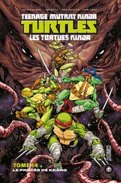 Couverture originale Tortue Ninja Tome 14 : le procès de Krang Couverture originale Tortue Ninja Tome 14 : le procès de Krang